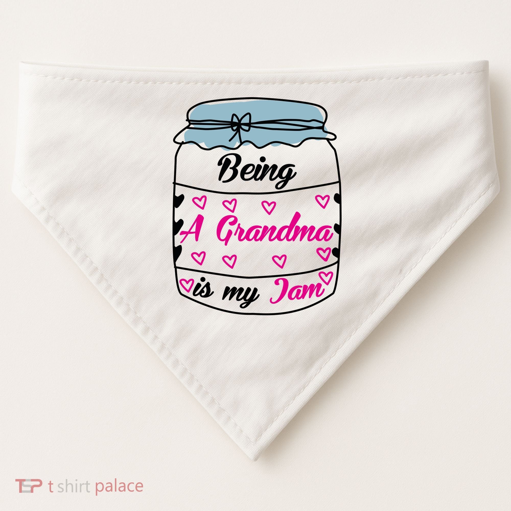 Being A Grandma Is My Jam USA-Made Doggie Bandana