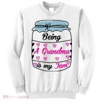 Being A Grandma Is My Jam Sweatshirt thumb 0