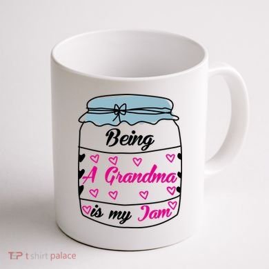 Being A Grandma Is My Jam Coffee Mug back