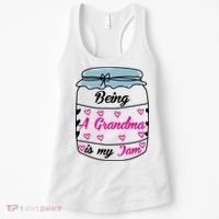 Being A Grandma Is My Jam Women's Tank Top thumb 0