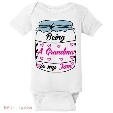 Being A Grandma Is My Jam Baby Bodysuit