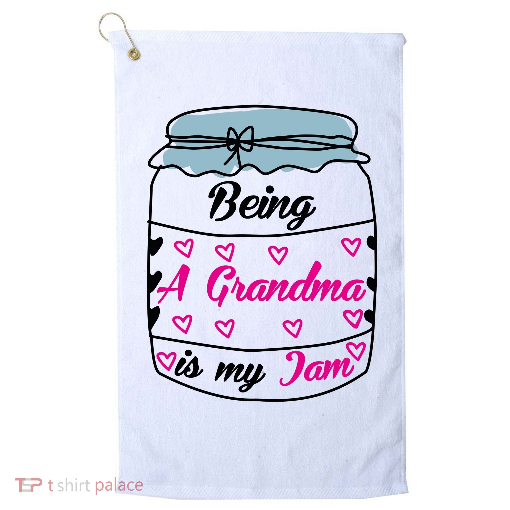 Being A Grandma Is My Jam Golf Towel