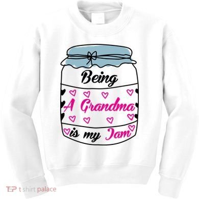 Being A Grandma Is My Jam Kids Sweatshirt