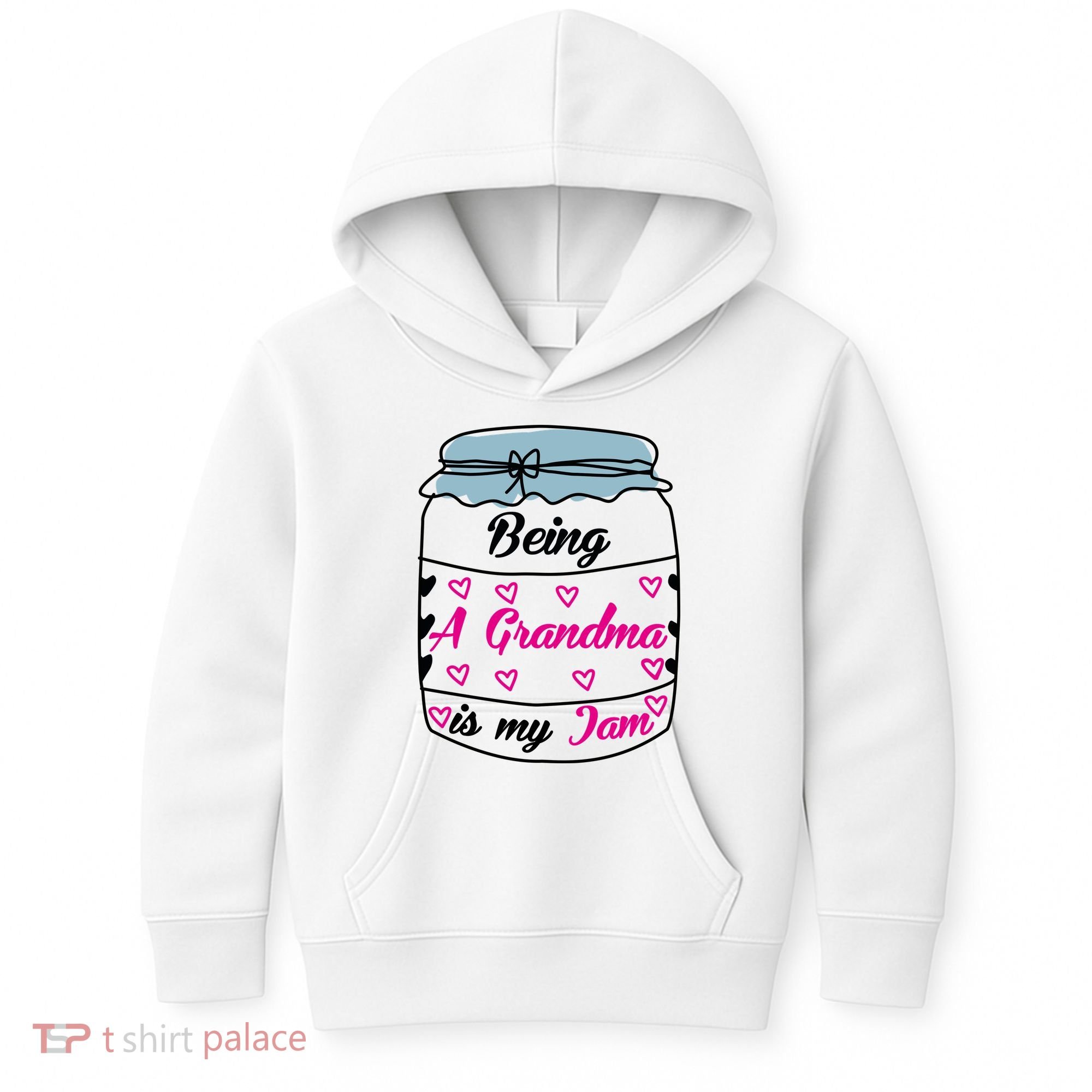 Being A Grandma Is My Jam Kids Hoodie