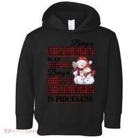 Being A Grandma Is An Honor Being Great Grandma Is Priceless Toddler Hoodie thumb 0