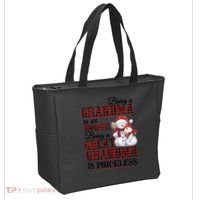 Being A Grandma Is An Honor Being Great Grandma Is Priceless Tote Bag thumb 2