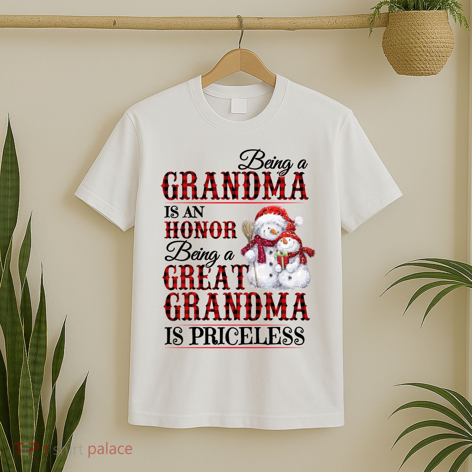 Being A Grandma Is An Honor Being Great Grandma Is Priceless T-Shirt