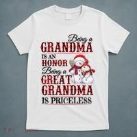 Being A Grandma Is An Honor Being Great Grandma Is Priceless T-Shirt thumb 5