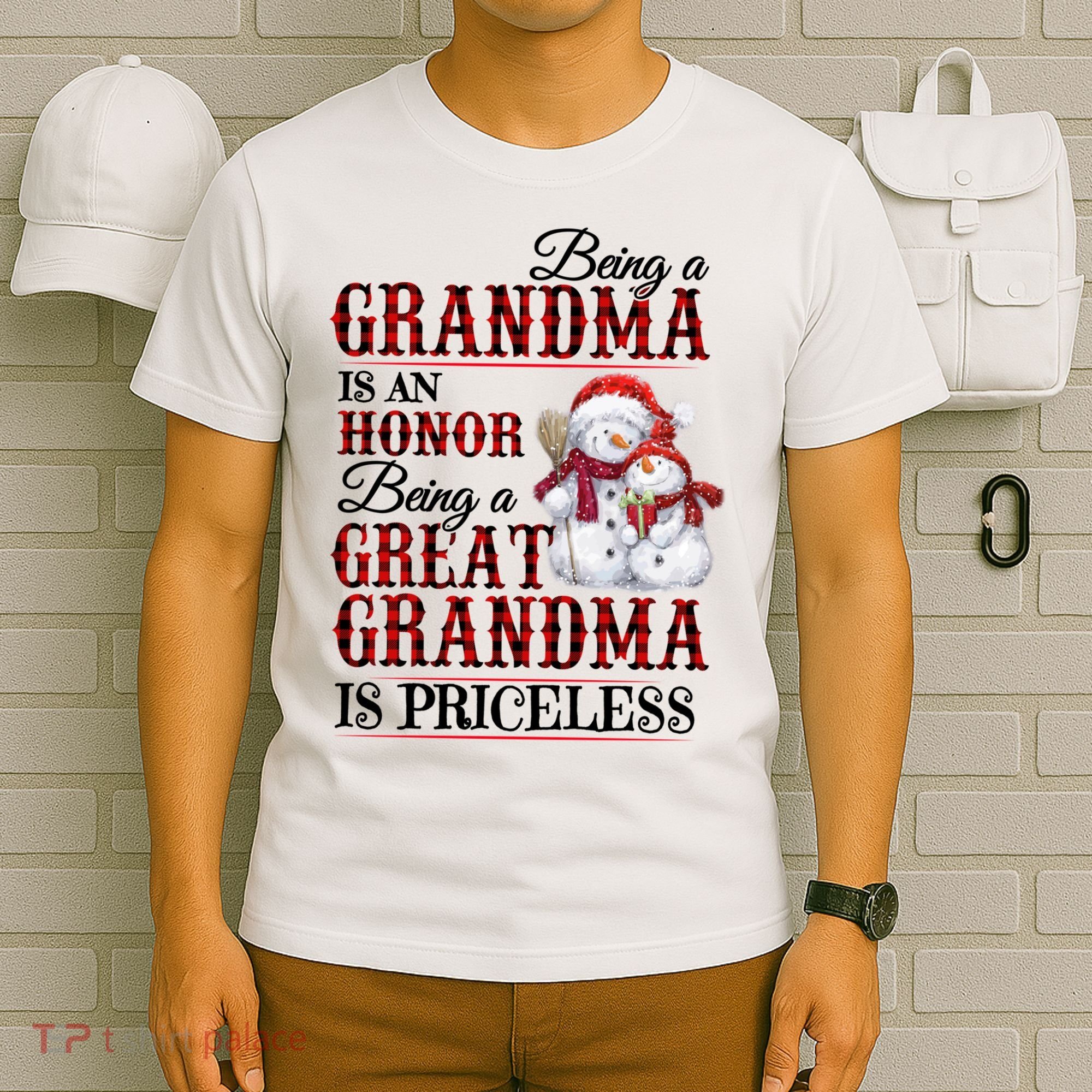 Being A Grandma Is An Honor Being Great Grandma Is Priceless T-Shirt
