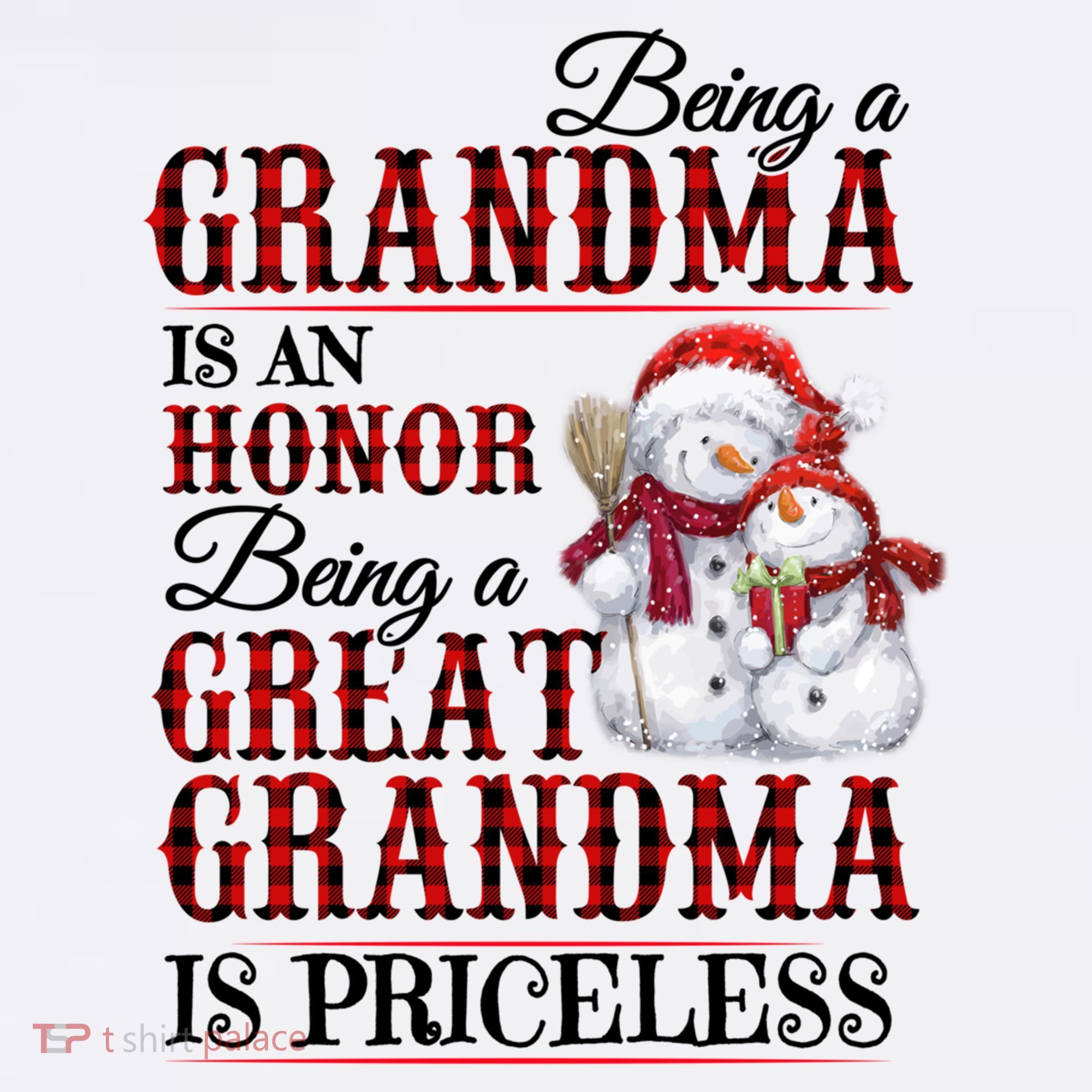 Being A Grandma Is An Honor Being Great Grandma Is Priceless Women's Hoodie