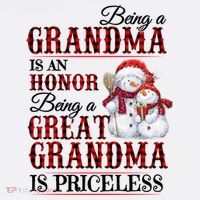Being A Grandma Is An Honor Being Great Grandma Is Priceless Women's Tank Top thumb 5