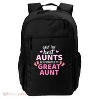 Best aunts get promoted to great aunt Backpack thumb 0