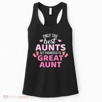 Best aunts get promoted to great aunt Women's Tank Top thumb 0
