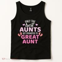 Best aunts get promoted to great aunt Tank Top thumb 2