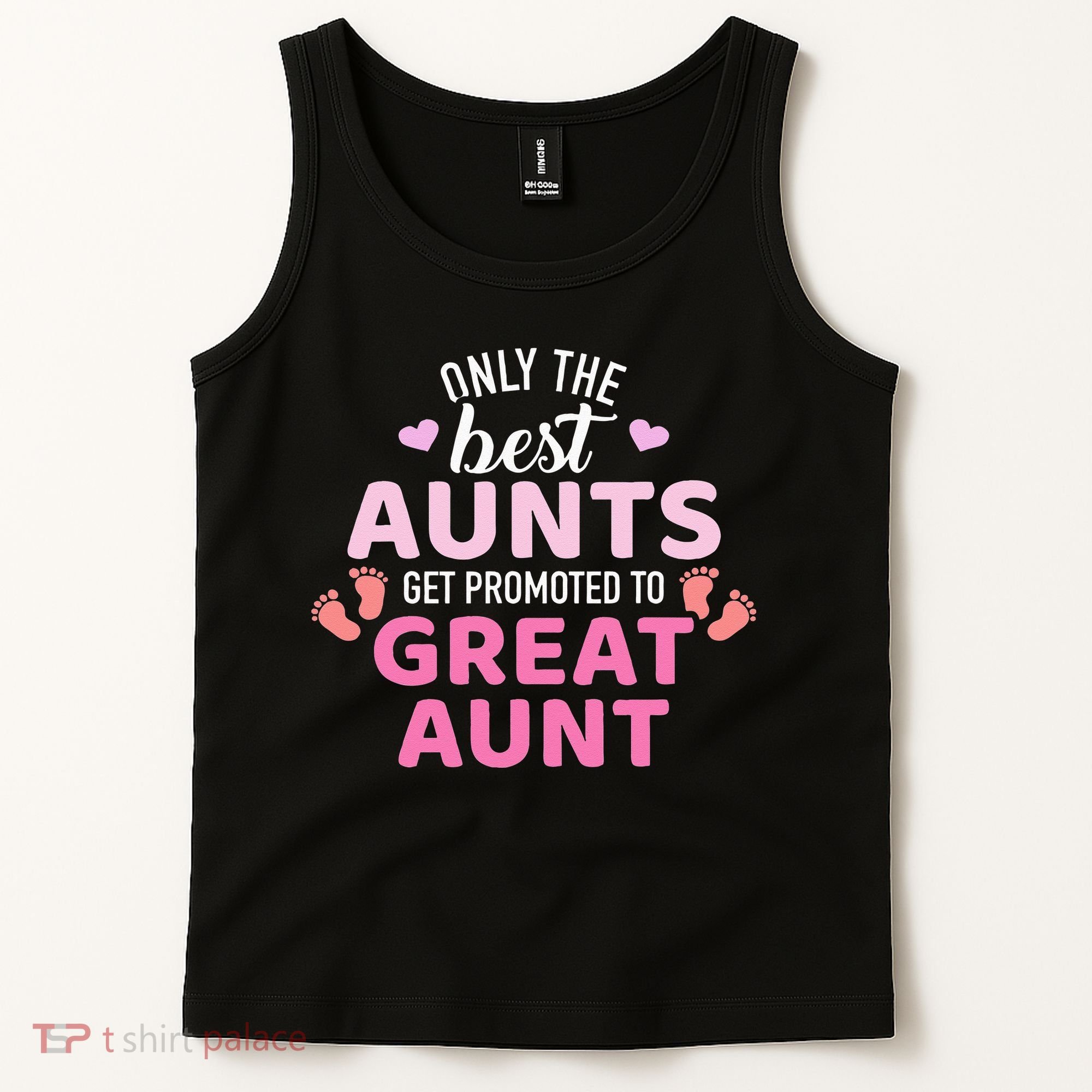 Best aunts get promoted to great aunt Tank Top