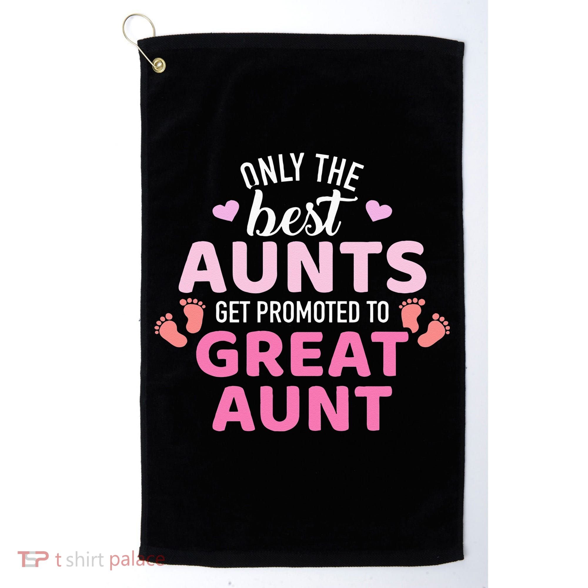 Best aunts get promoted to great aunt Golf Towel