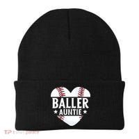 Baseball Aunt Gift Baller Auntie Mother's Day Mom  Beanie thumb 0