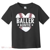 Baseball Aunt Gift Baller Auntie Mother's Day Mom  Toddler T-Shirt thumb 0