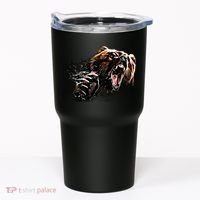Big Alaska Grizzly Bear Clothing & - Grizzly Bear Tumbler thumb 0