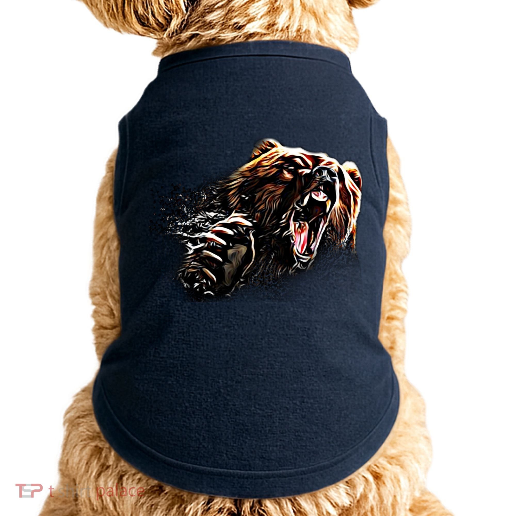 Big Alaska Grizzly Bear Clothing & - Grizzly Bear Doggie Tank