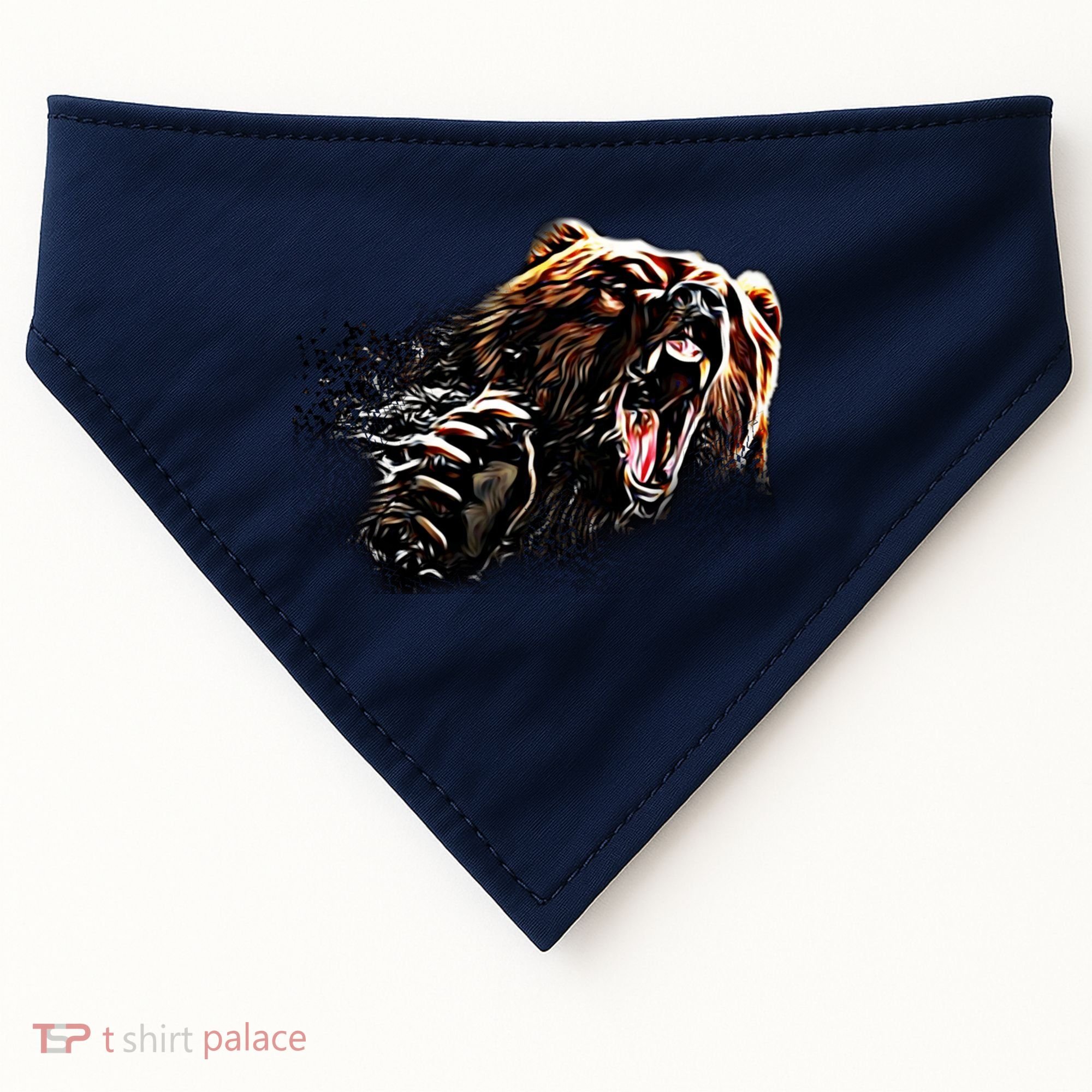 Big Alaska Grizzly Bear Clothing & - Grizzly Bear USA-Made Doggie Bandana