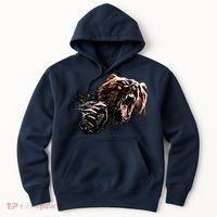 Big Alaska Grizzly Bear Clothing & - Grizzly Bear Hoodie thumb 0