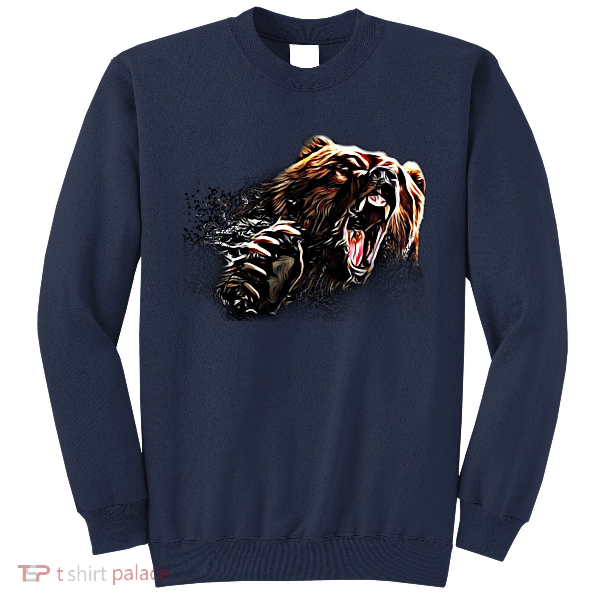 Big Alaska Grizzly Bear Clothing & - Grizzly Bear Sweatshirt