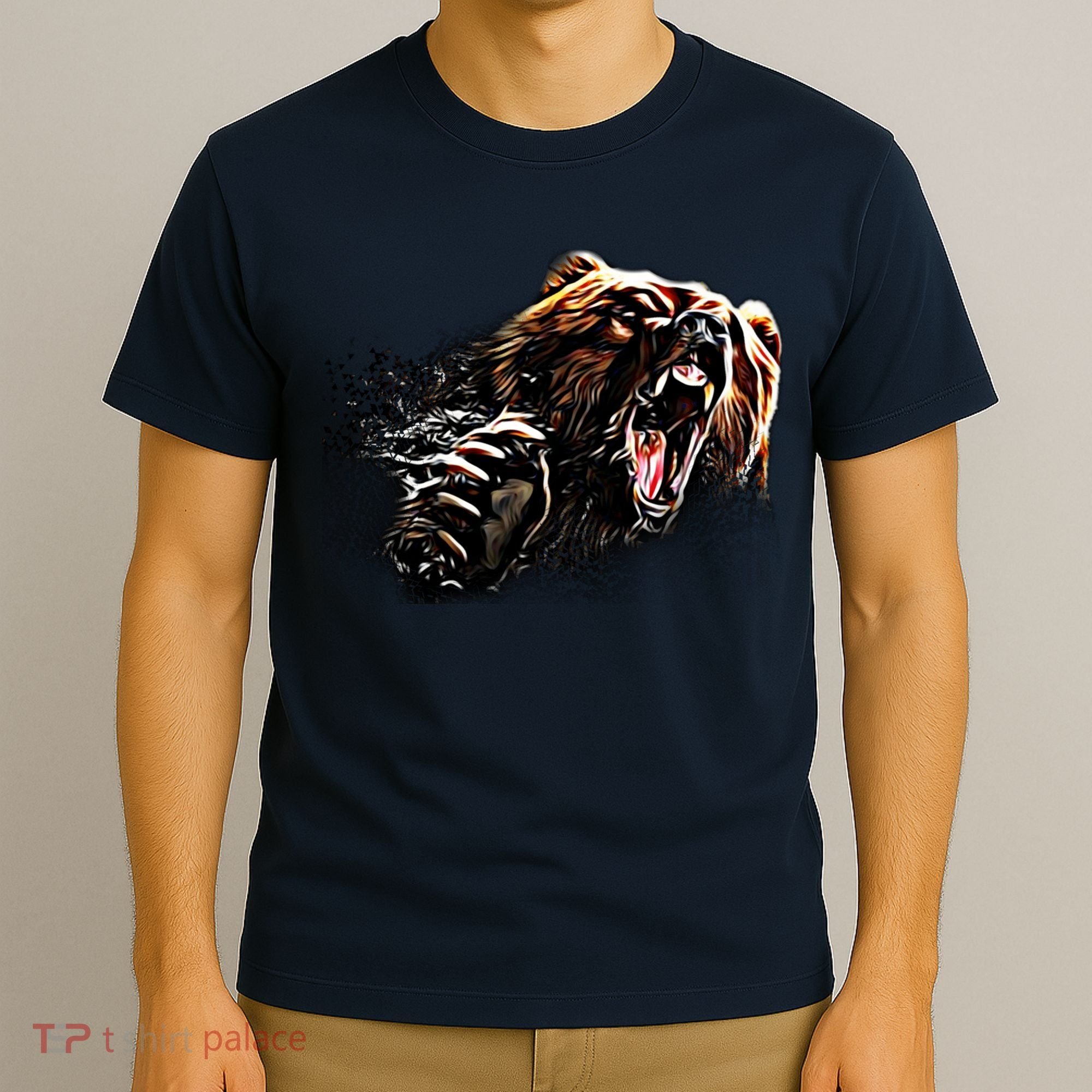 Big Alaska Grizzly Bear Clothing & - Grizzly Bear T-Shirt