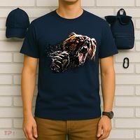 Big Alaska Grizzly Bear Clothing & - Grizzly Bear T-Shirt thumb 6
