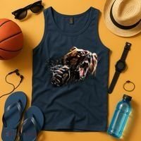 Big Alaska Grizzly Bear Clothing & - Grizzly Bear Tank Top thumb 4