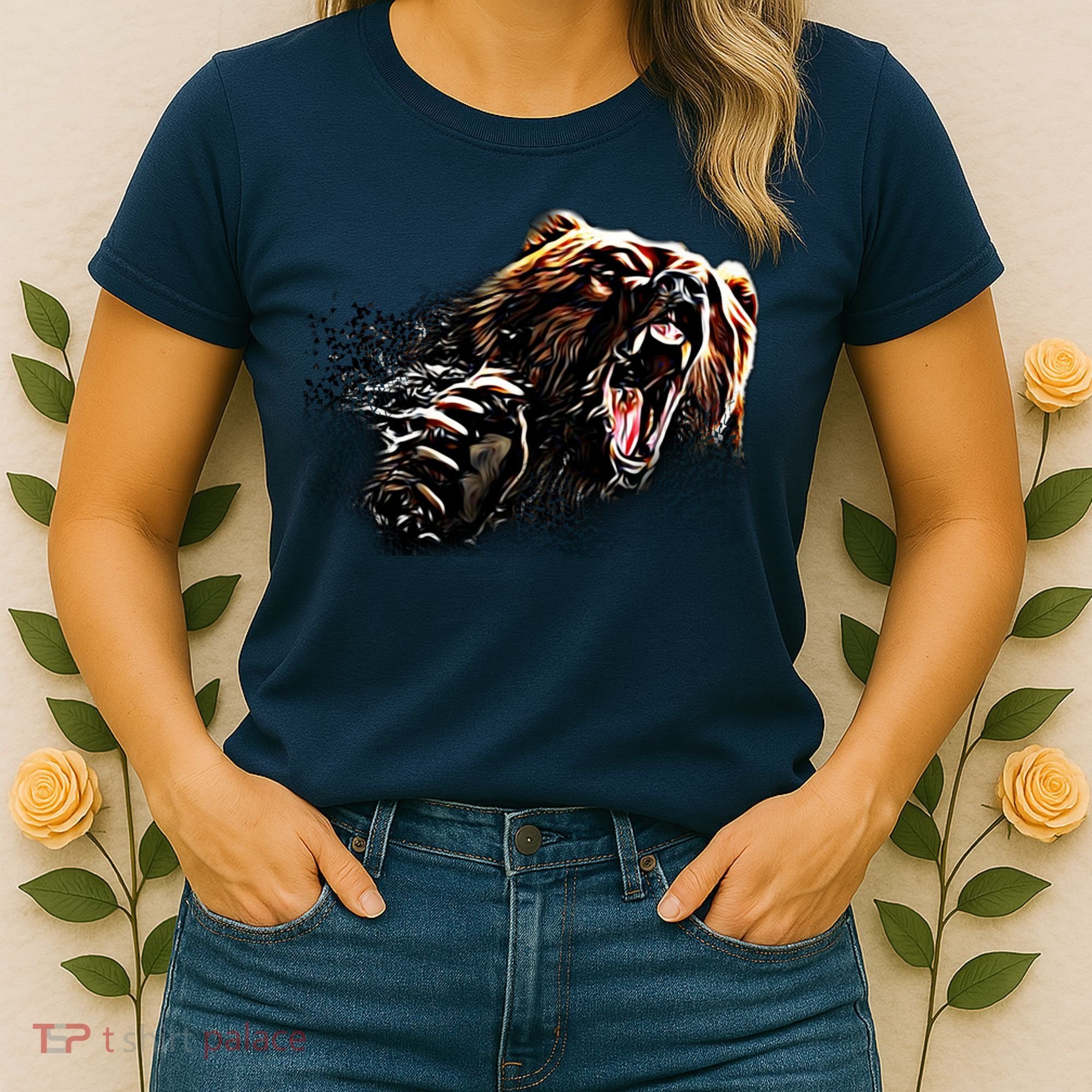 Big Alaska Grizzly Bear Clothing & - Grizzly Bear Women's T-Shirt
