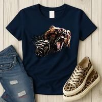 Big Alaska Grizzly Bear Clothing & - Grizzly Bear Women's T-Shirt thumb 3