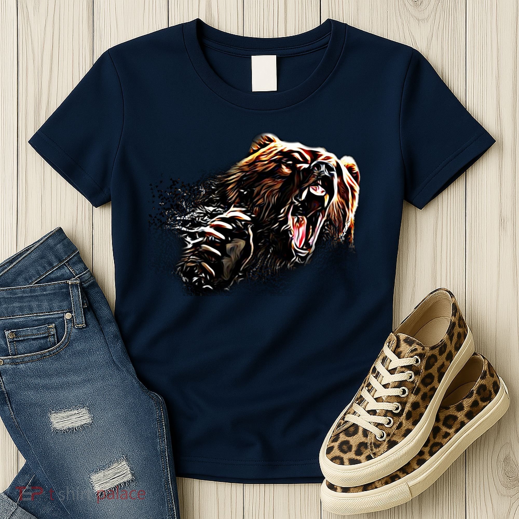 Big Alaska Grizzly Bear Clothing & - Grizzly Bear Women's T-Shirt