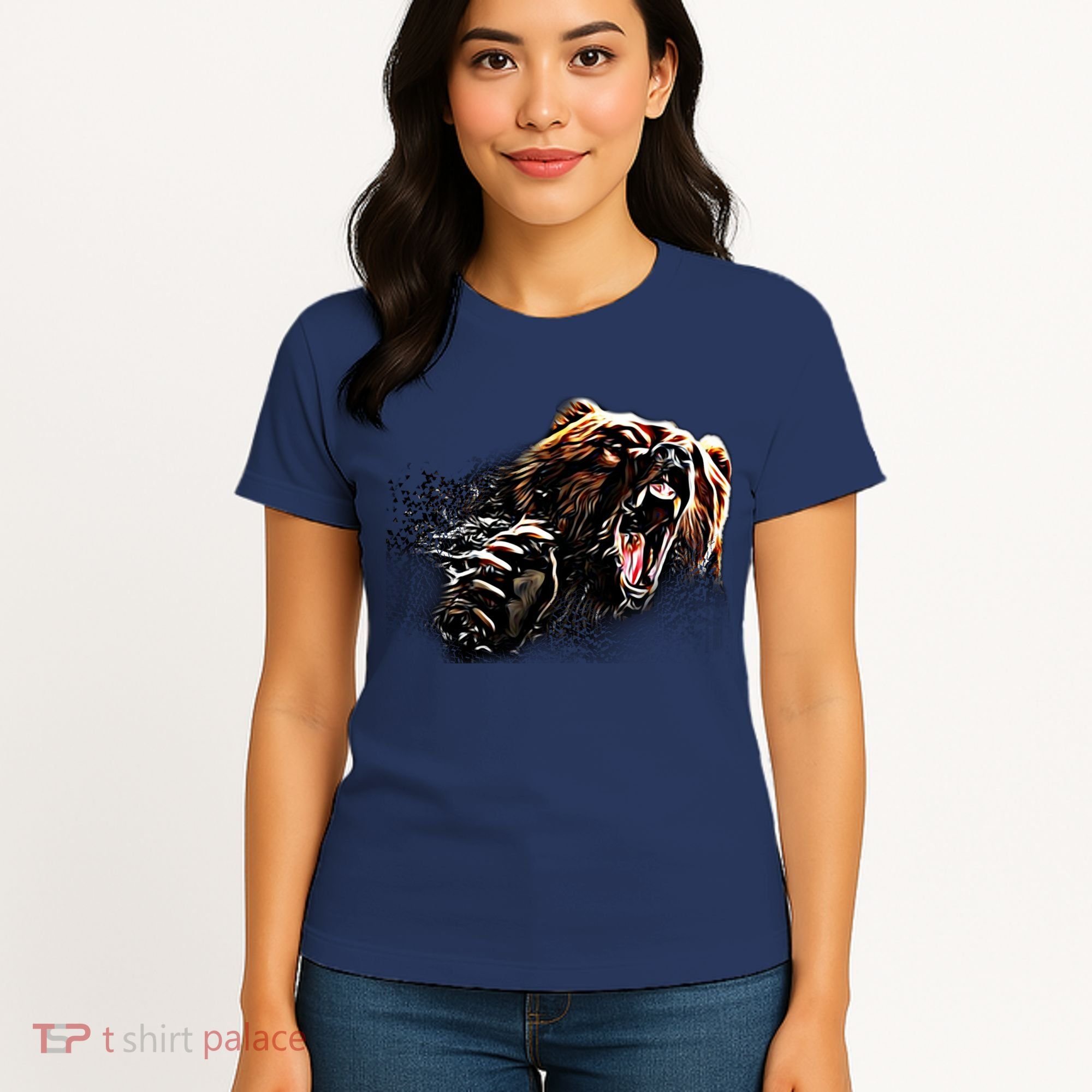 Big Alaska Grizzly Bear Clothing & - Grizzly Bear Women's T-Shirt