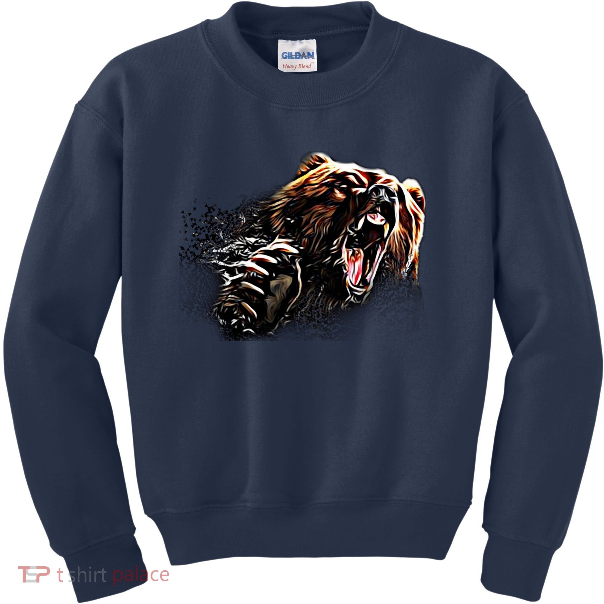 Big Alaska Grizzly Bear Clothing & - Grizzly Bear Kids Sweatshirt