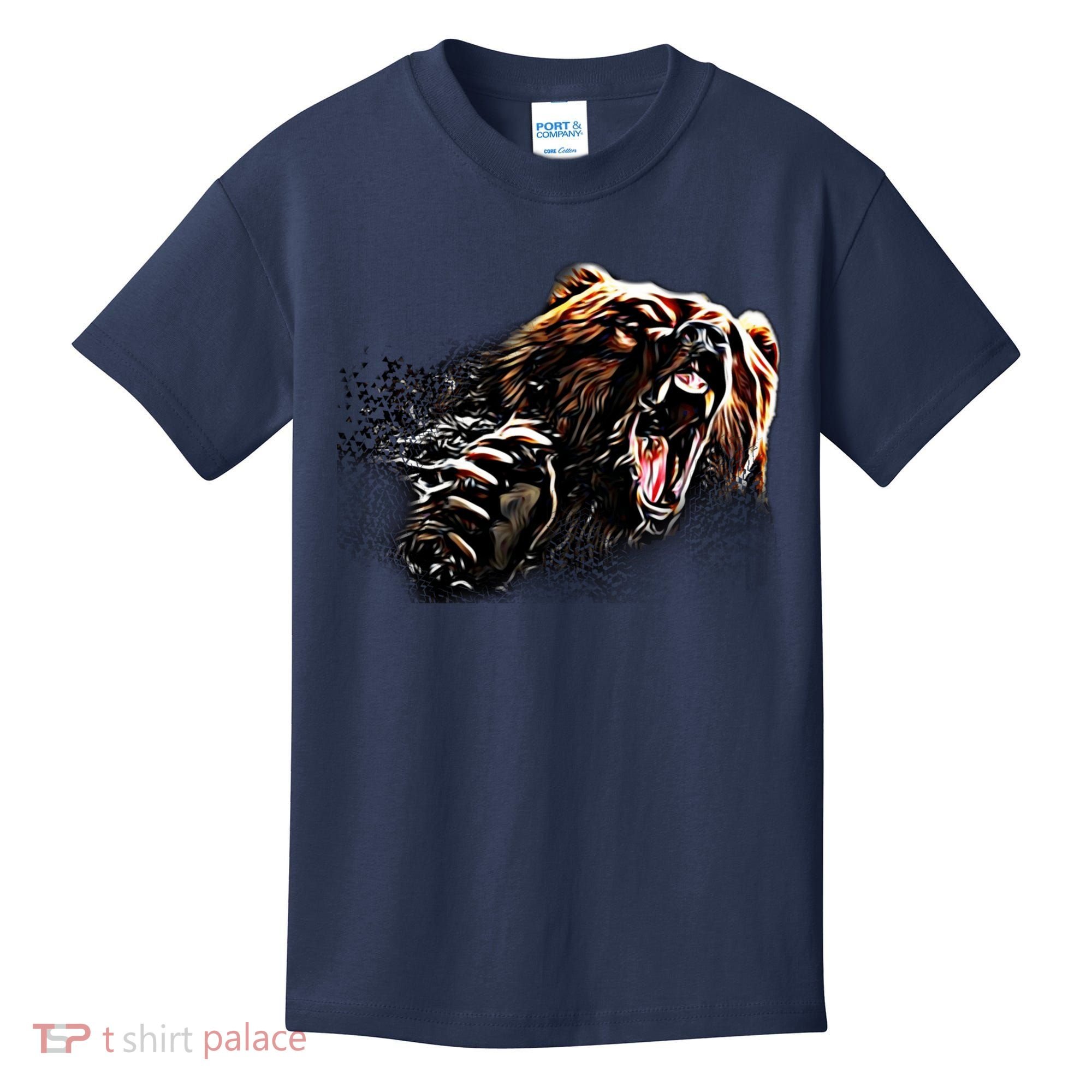 Big Alaska Grizzly Bear Clothing & - Grizzly Bear Kids T-Shirt