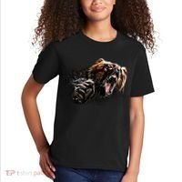 Big Alaska Grizzly Bear Clothing & - Grizzly Bear Kids T-Shirt thumb 2