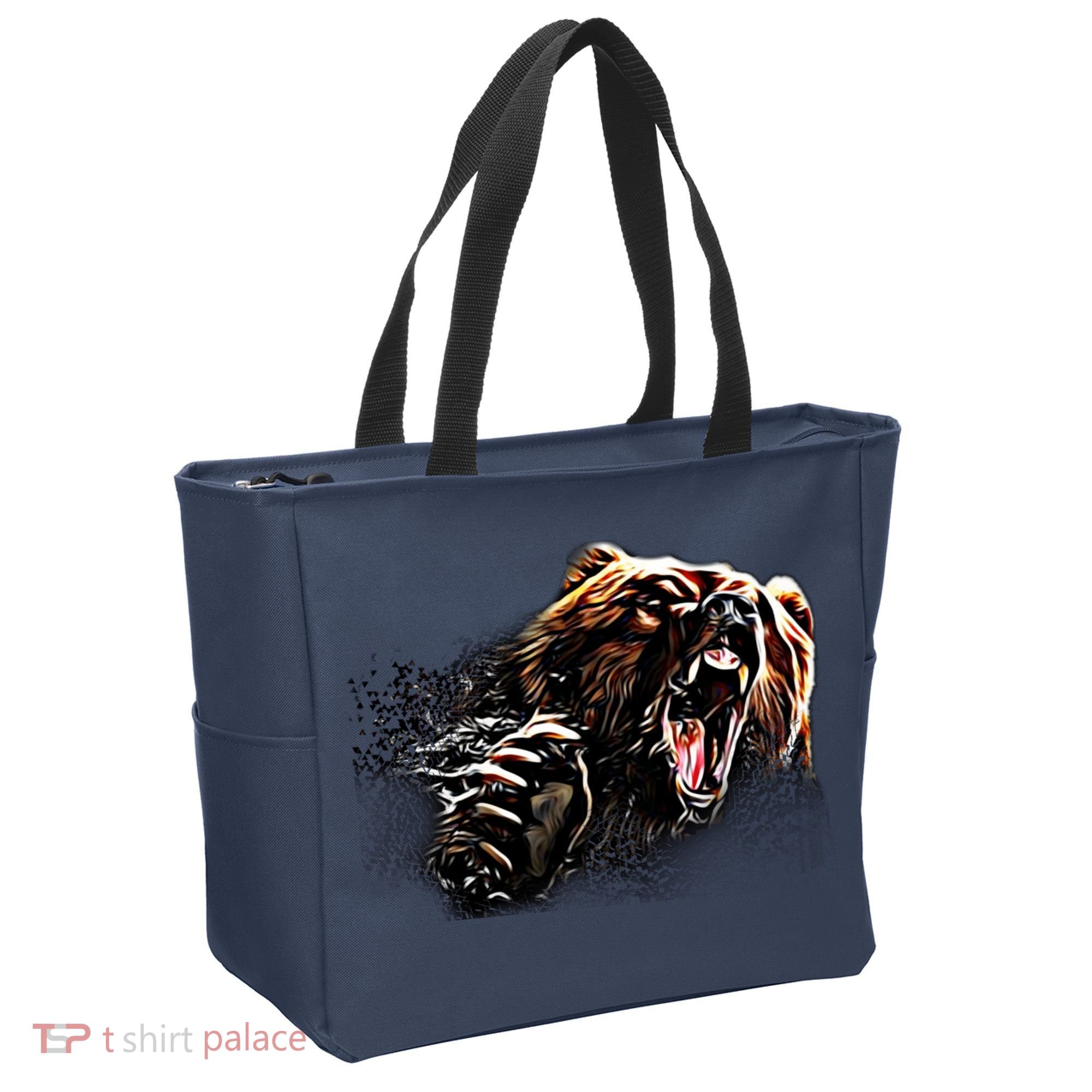 Big Alaska Grizzly Bear Clothing & - Grizzly Bear Tote Bag