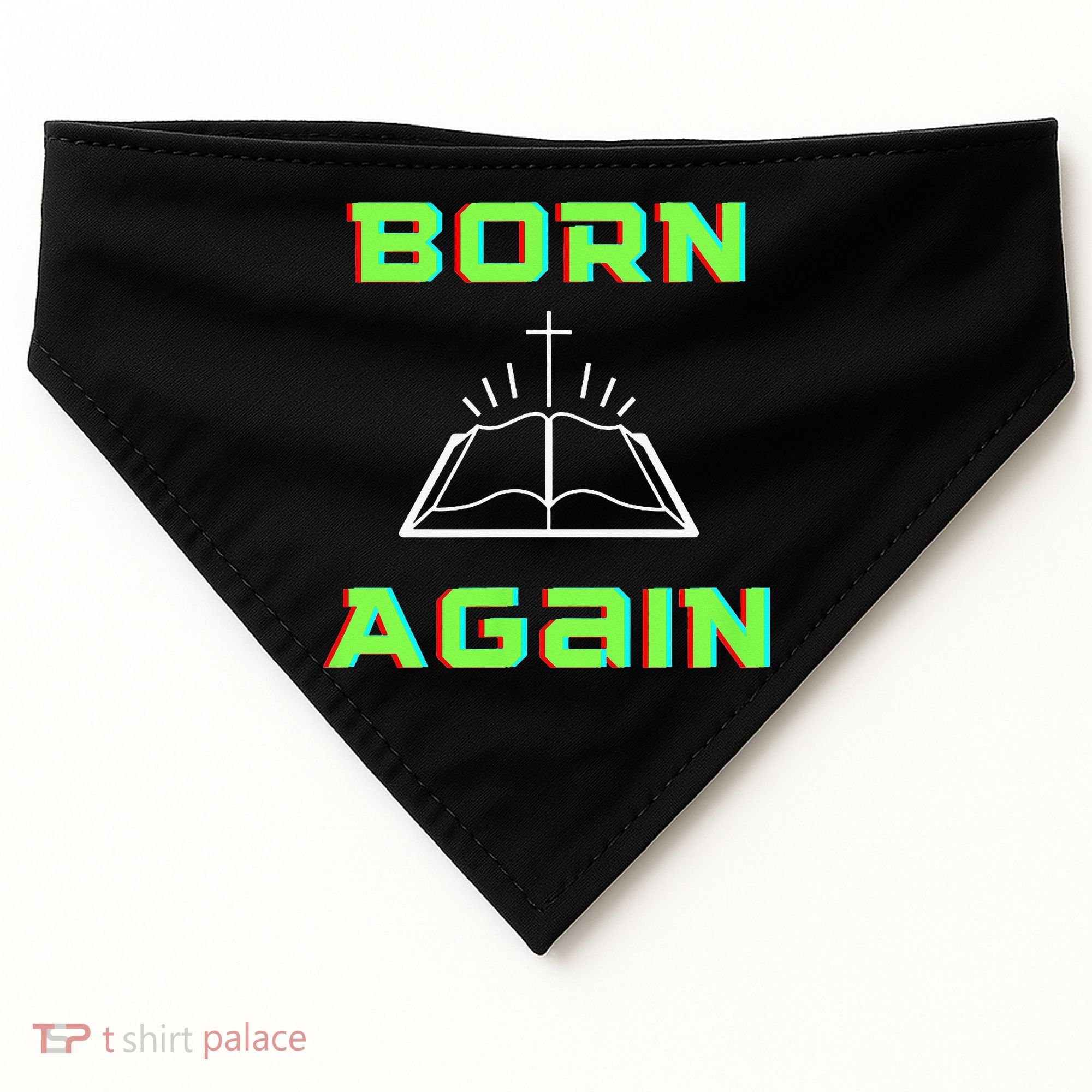 Born Again Gamer Saved Believe Forgiven USA-Made Doggie Bandana