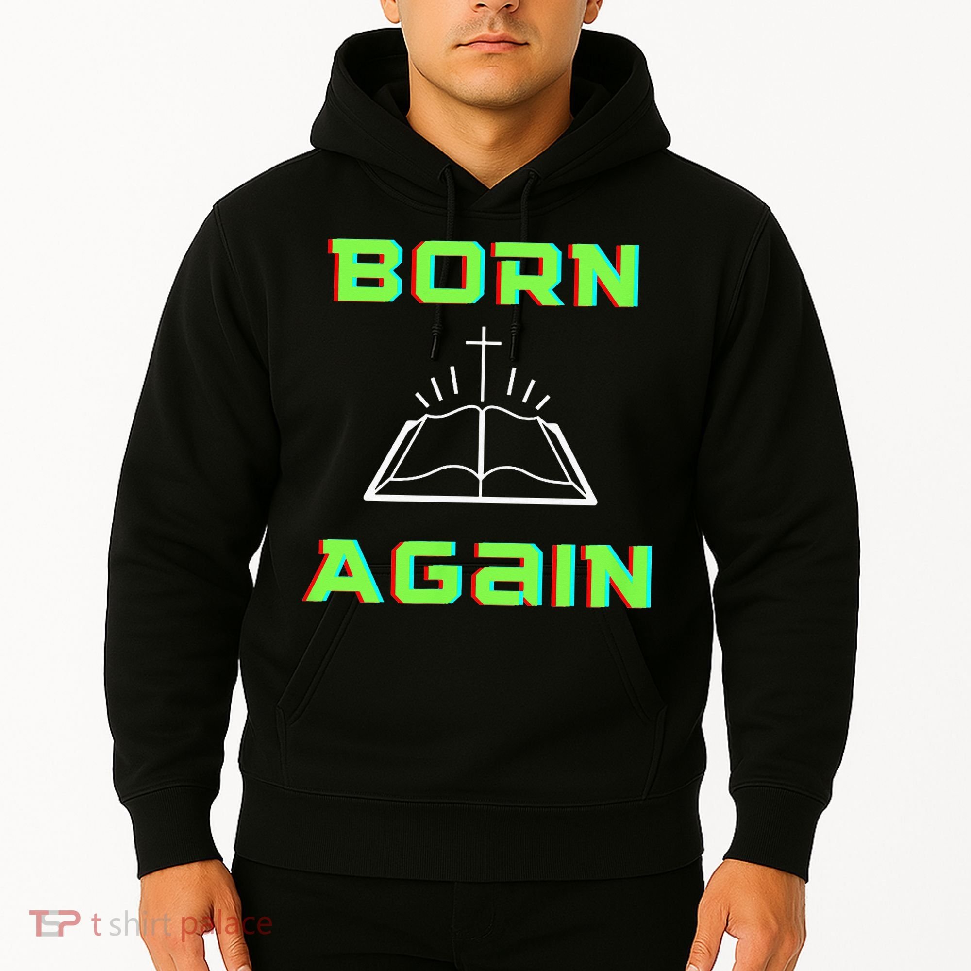 Born Again Gamer Saved Believe Forgiven Hoodie