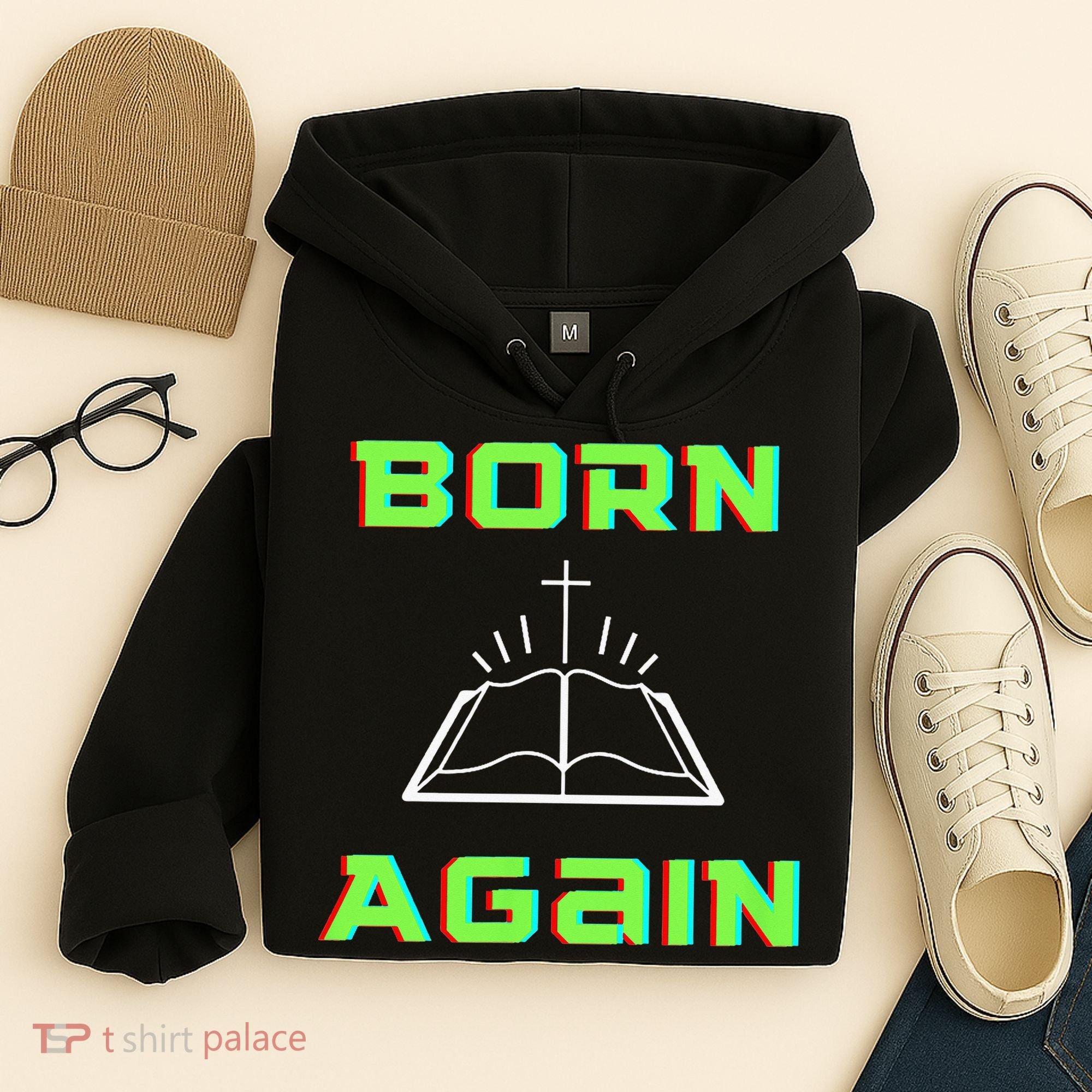 Born Again Gamer Saved Believe Forgiven Hoodie