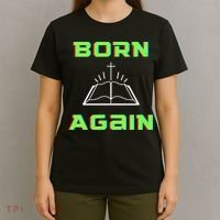 Born Again Gamer Saved Believe Forgiven T-Shirt thumb 4