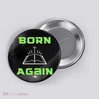 Born Again Gamer Saved Believe Forgiven Button thumb 0
