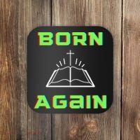 Born Again Gamer Saved Believe Forgiven Coaster thumb 0