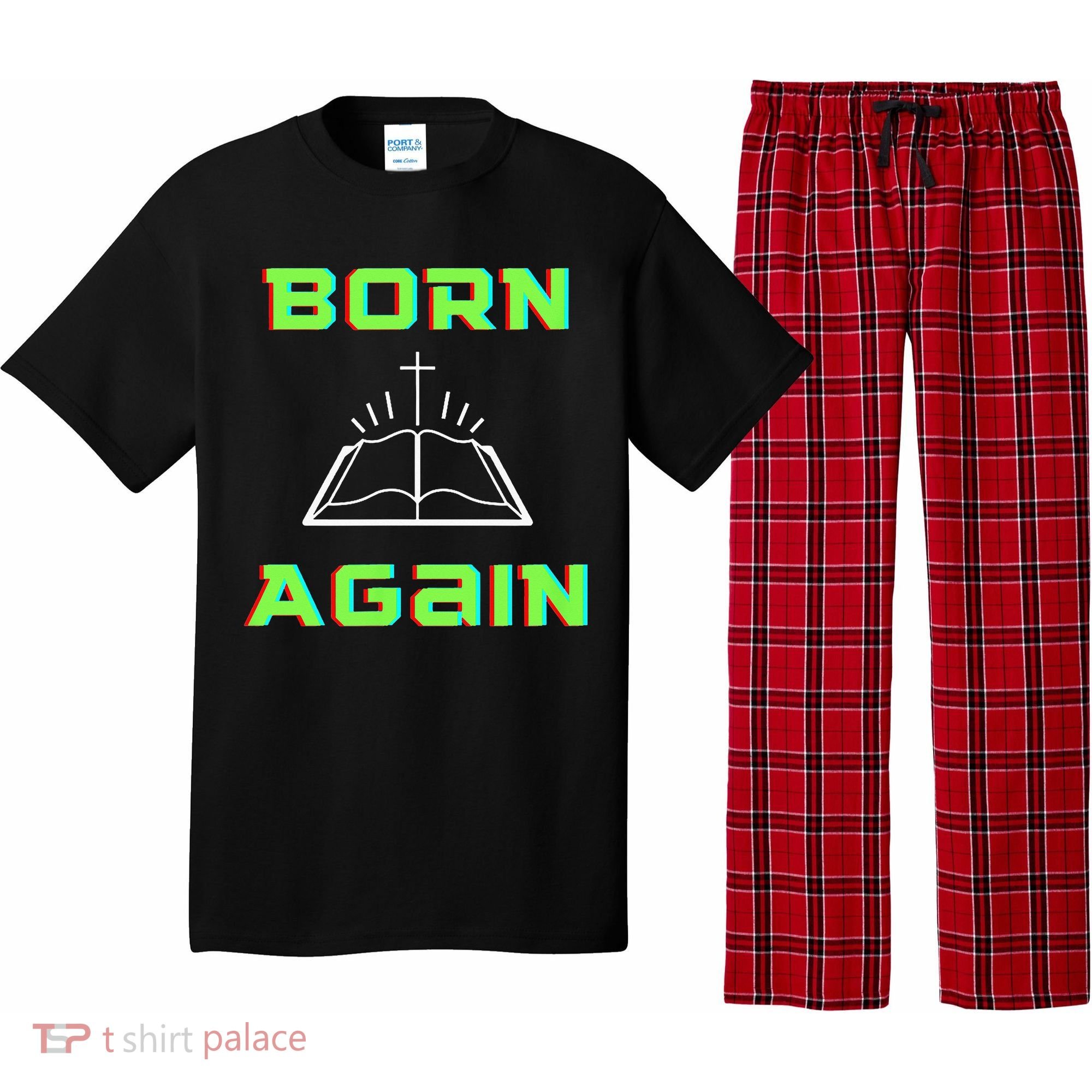 Born Again Gamer Saved Believe Forgiven Pajama Set