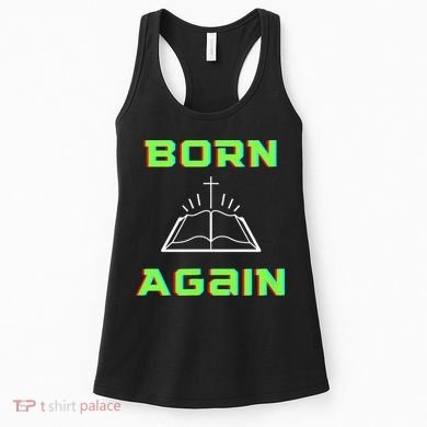 Born Again Gamer Saved Believe Forgiven Women's Tank Top