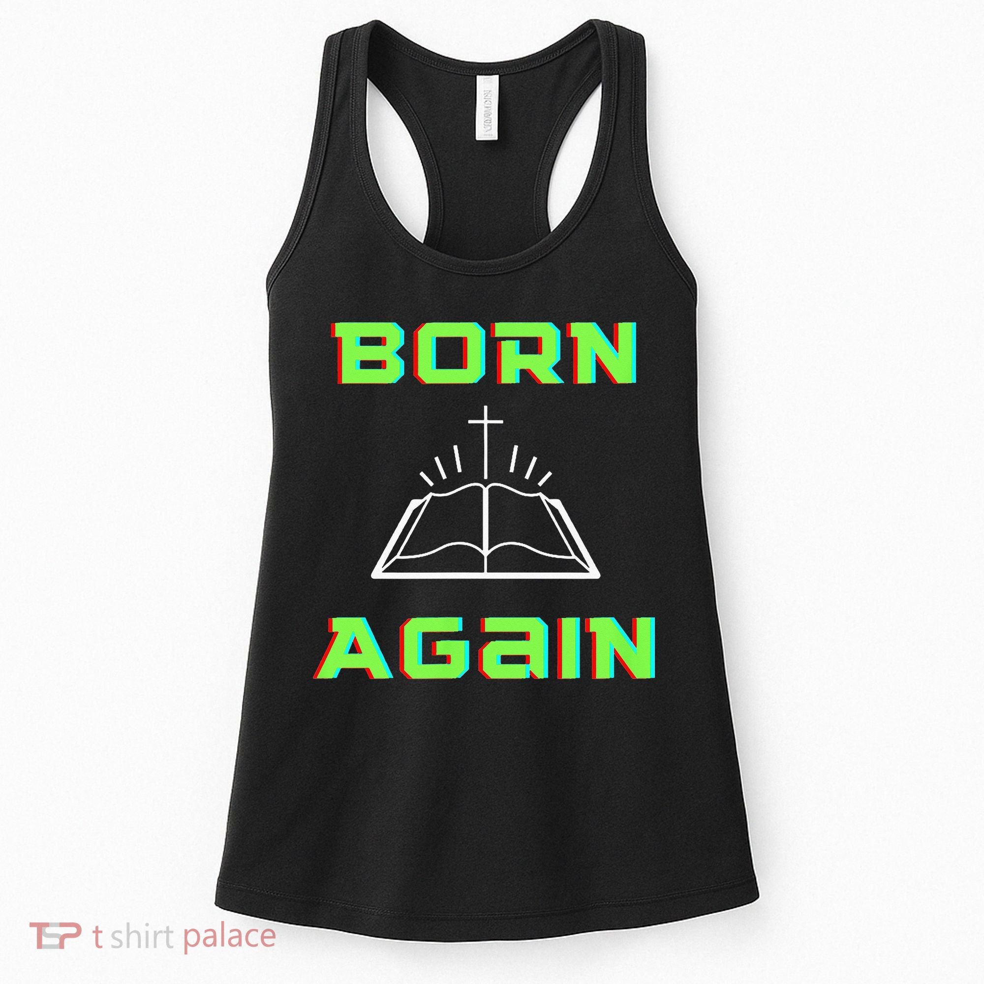 Born Again Gamer Saved Believe Forgiven Women's Tank Top
