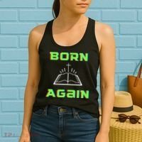 Born Again Gamer Saved Believe Forgiven Women's Tank Top thumb 2