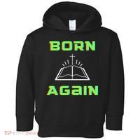 Born Again Gamer Saved Believe Forgiven Toddler Hoodie thumb 0