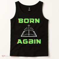 Born Again Gamer Saved Believe Forgiven Tank Top thumb 2